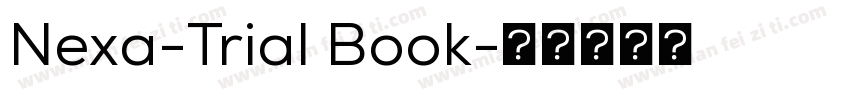 Nexa-Trial Book字体转换